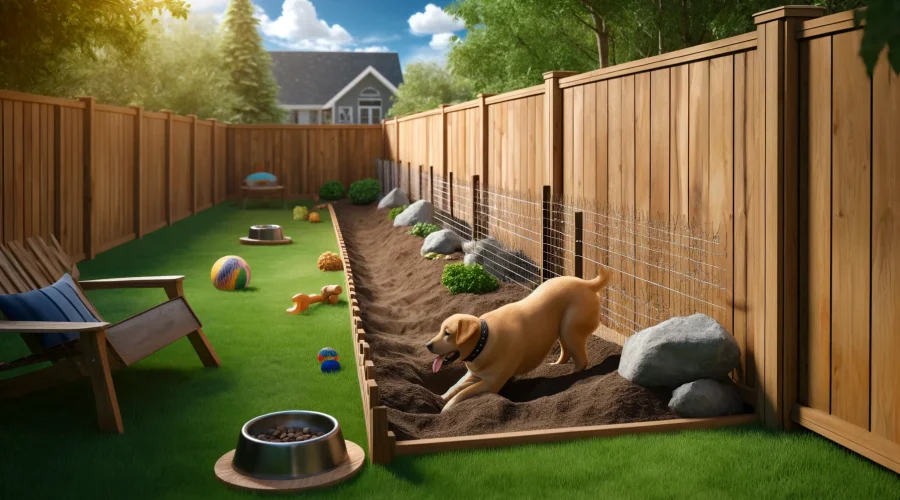 How to Keep Dogs from Digging Under Fences