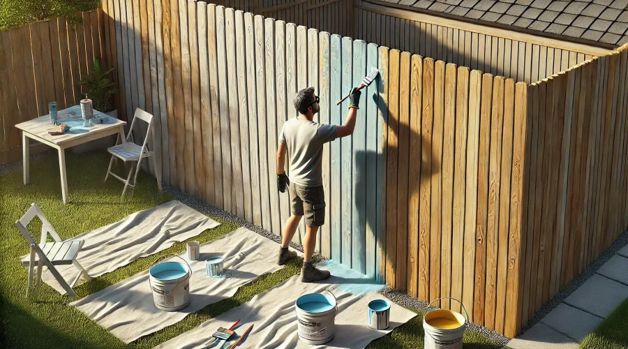 How to Paint a Fence