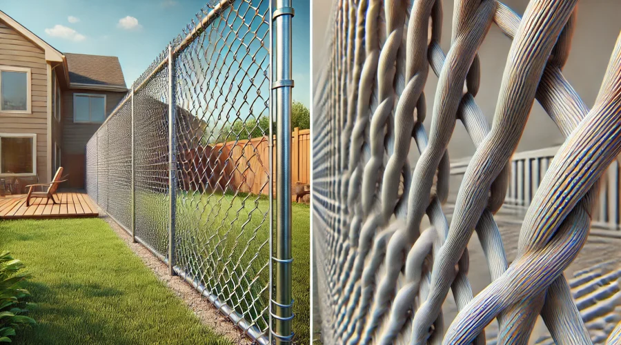 What Is a Chain Link Fence Made Of